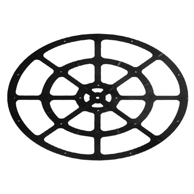 Dispositivo girevole rotazione 360° plastica 1 pista portata 80 kg