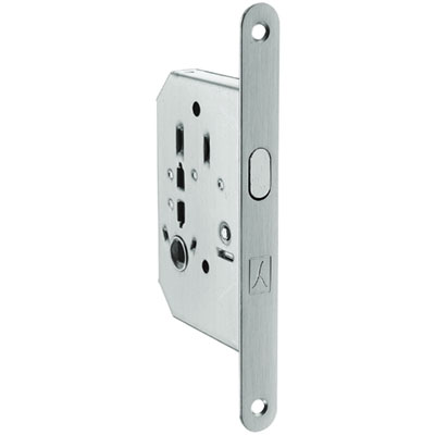 Serratura Bonaiti 061 a gancio per bagno quadro 8 mm