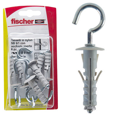 Tassello Fischer SB 9 1K occhiolo aperto