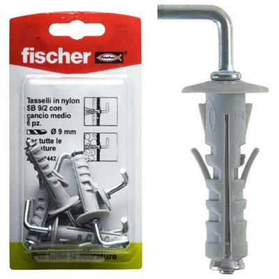 Tassello Fischer SB 9 2K gancio medio