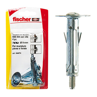Tassello Fischer SBS 9 4K vite TSC