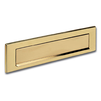 Placca per buca lettere in ottone