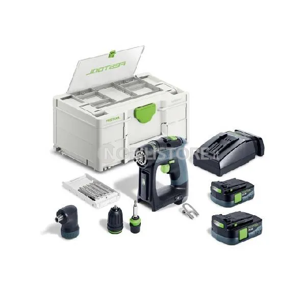 Trapano avvitatore Festool CXS 12 2,5 - Set