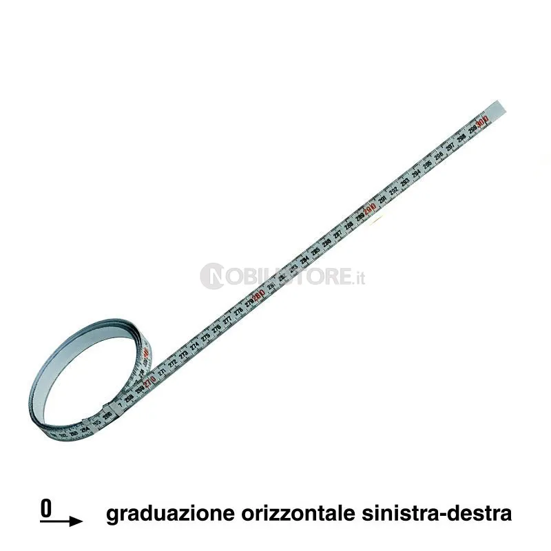 Nastro graduato adesivo bianco