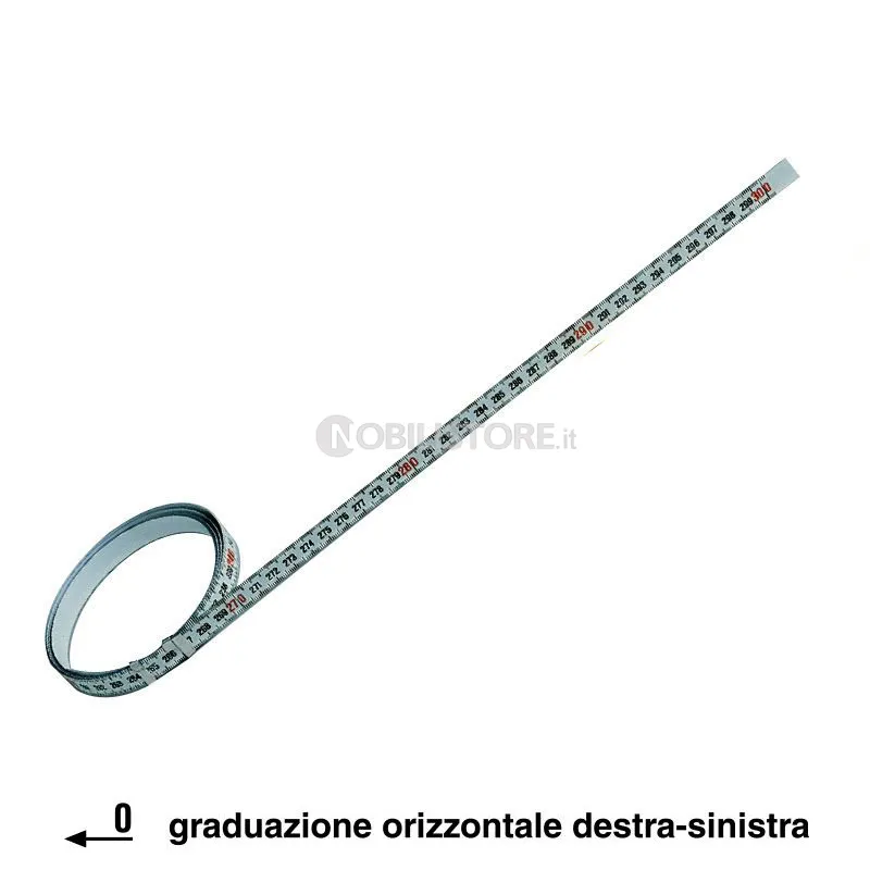 Nastro graduato adesivo bianco