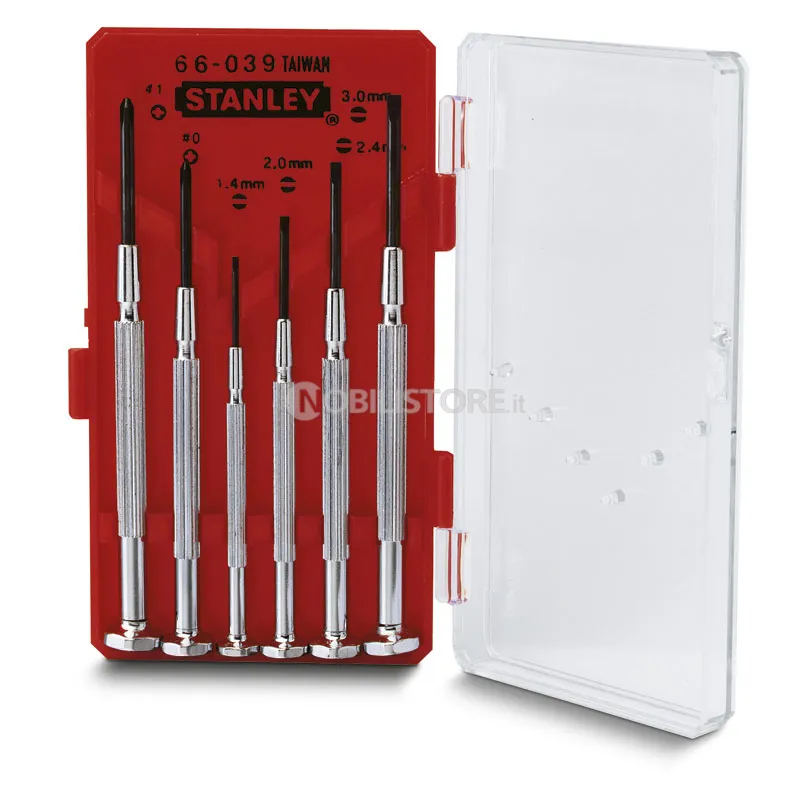 Serie 6 giravite per elettronica Stanley