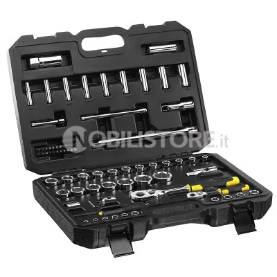 Set 72 pezzi Stanley chiavi a bussola 1/4" e 1/2"
