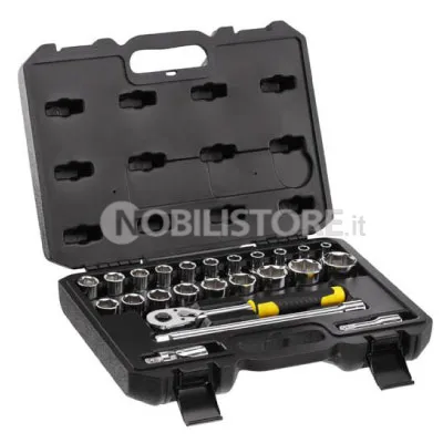 Set 24 pezzi Stanley chiavi a bussola 1/2"