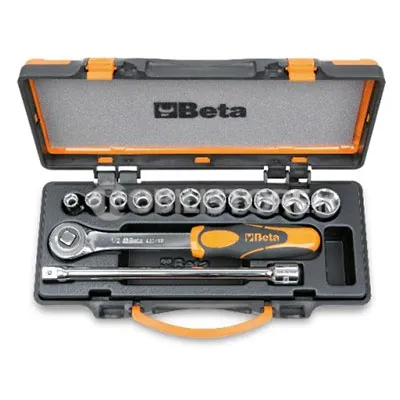 Set 13 pezzi bussole e accessori Beta 920B/C11 1/2" in cassetta