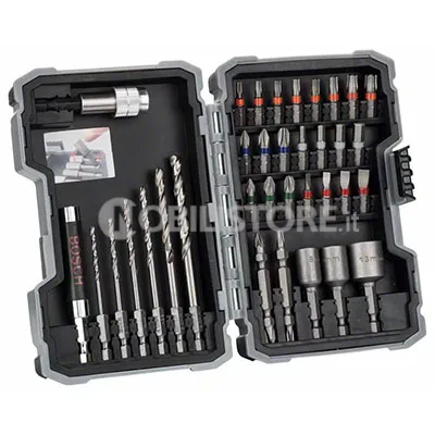 Set inserti e punte per metallo Bosch Extra Hard, 35 pezzi