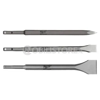 Set scalpelli Milwaukee SDS-Plus