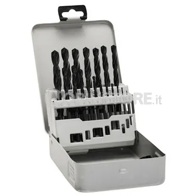 Set 19 punte per metallo Bosch HSS-G DIN 338