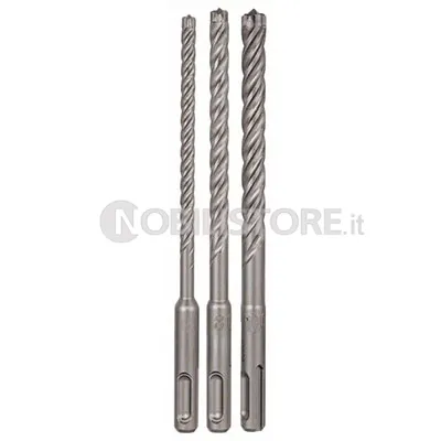 Set 3 punte Bosch Robust Line SDS plus-7X per muro