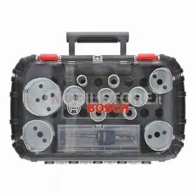 Set seghe a tazza Bosch BiM Progressor per legno e metallo, 14 pezzi