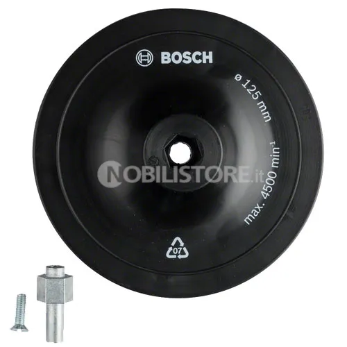 Platorello Bosch Ø 125 mm fissaggio a morsetto