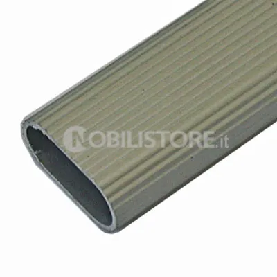 Tubo alluminio ovale 30x15 mm