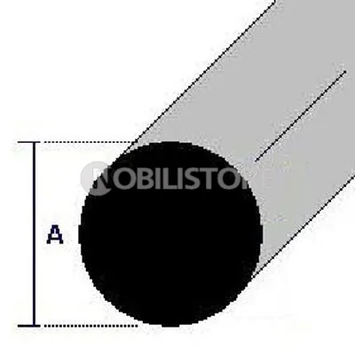 Profilato tondo pieno in asta da 4 metri
