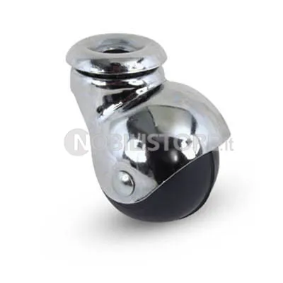 Ruota Rollstar Serie 165F girevole con foro passante