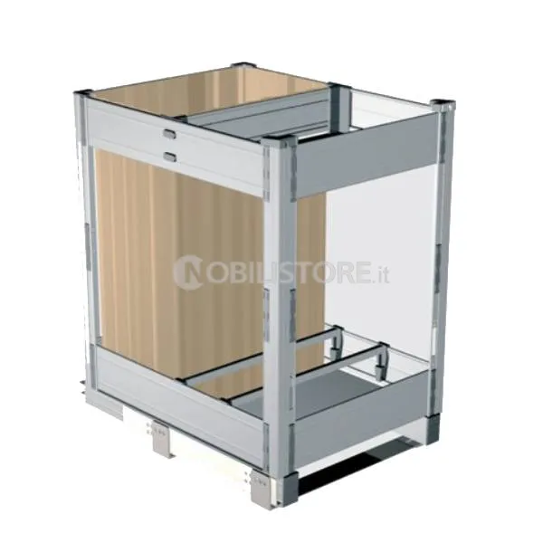 Estraibile New Line DTS portabottiglie e portapane