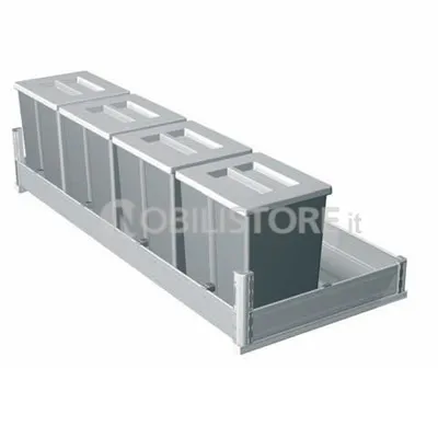 Estraibile New Line portarifiuti e detersivi