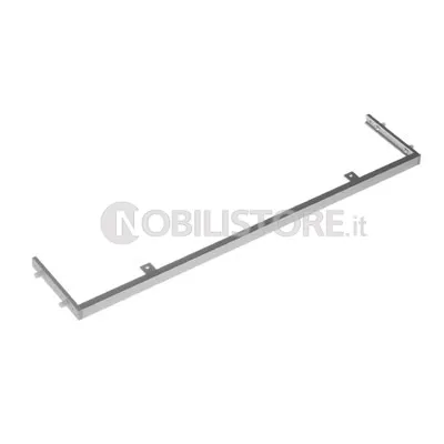 Traversa alluminio profilo 18x10 mm fissaggio al top