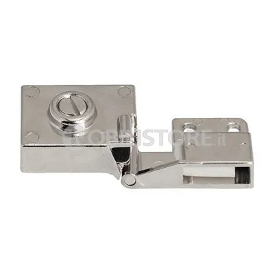 Coppia cerniere per ante in vetro a filo spessore max 5 mm