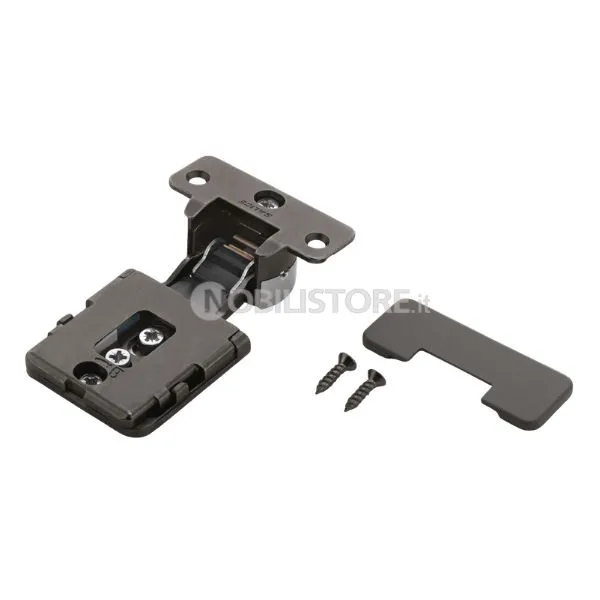 Coppia cerniera Conecta Titanio per spessore anta a partire da 22mm