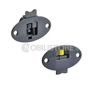 Componenti Slide Line 55 Plus in battuta per guarnitura anta legno peso 30 kg