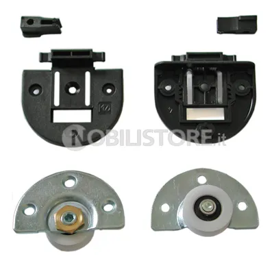 Guarnitura completa System 0105 per 1 anta legno peso max 60 kg