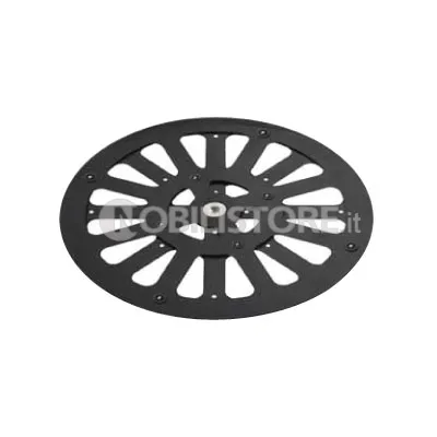 Dispositivo girevole rotazione 360° plastica 2 piste portata 100 kg