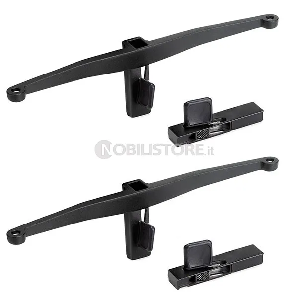 Set supporti Zero per mensola legno