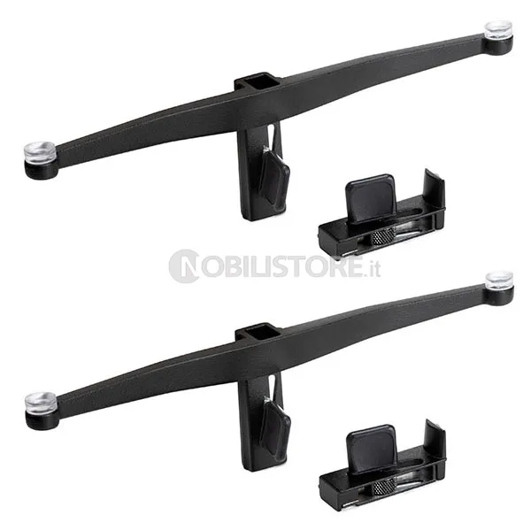 Set supporti Zero per mensola vetro