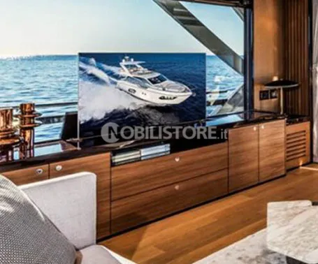 Sollevatore Tv con rotazione e apertura servo-assistita sportello