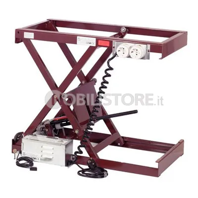 Sollevatore elettrico a forbice semplice portata da 80 a 150 kg