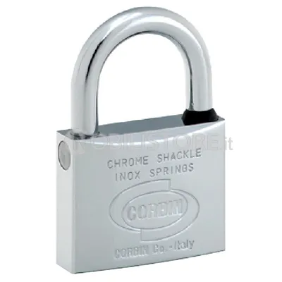 Lucchetto ottone cromato anticorrosione