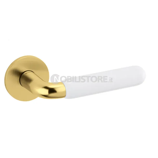 TD SuperOro satinato + bianco/SuperGold satin + white