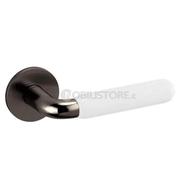UD SuperAntracite satinato + bianco/SuperAnthracite satin + white