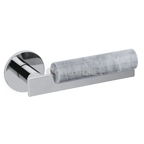 CG Cromo lucido + marmo Grigio Versilys/Bright chrome + Versilys grey marble