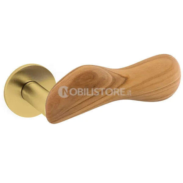 TU SuperOro satinato + legno Ulivo/SuperGold satin+Olive wood