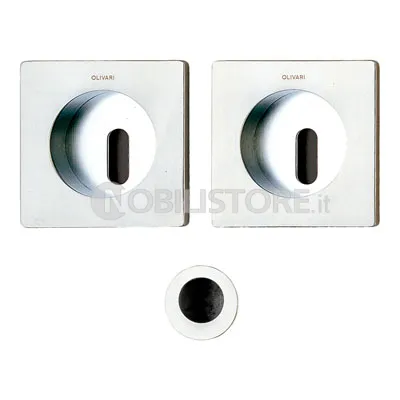 Kit maniglie Olivari Giotto Q D130 con foro chiave