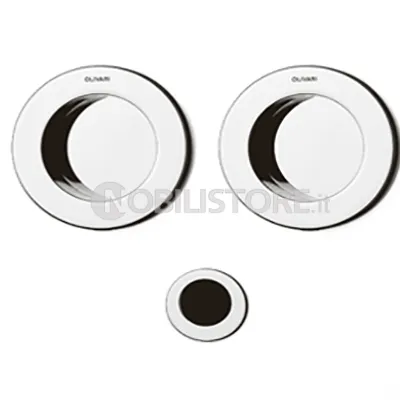 Kit maniglie Olivari Dante D134 senza foro chiave