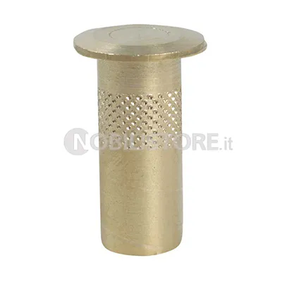 Pozzetto ottone per pavimento con molla antipolvere