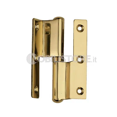 Cerniera porta Bal con collo, 120 mm