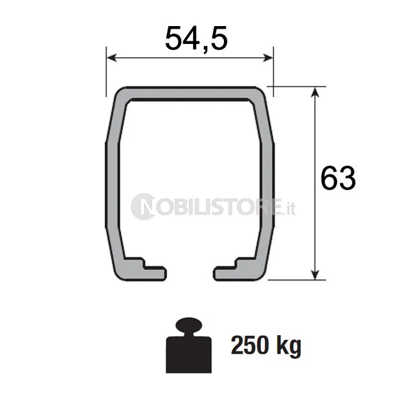 Binario Koblenz 0850 250 kg