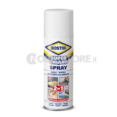 Adesivo Bostik Superchiaro Colla Spray