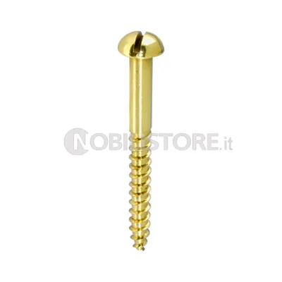 Vite per legno TT con intaglio ottone