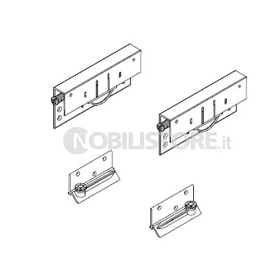 Guarnitura per anta interna Master Universal H 33