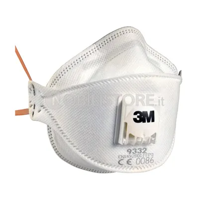 Respiratore 3M™ 9332 per polveri Classe FFP3 NR D con valvola