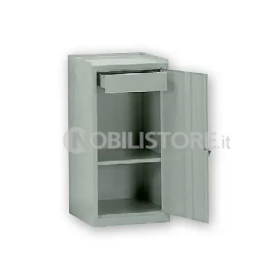 Armadio Metallico 1 Ripiano e 1 Cassetto