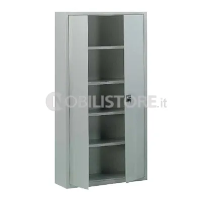 Armadio Metallico 4 Ripiani Rinforzati